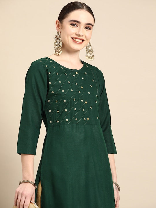 Sangria Women Ethnic Motifs Printed Kurta