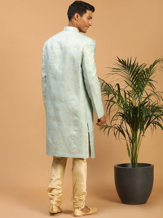 Vastramay Men Self-Design 2-Pcs Sherwani Set