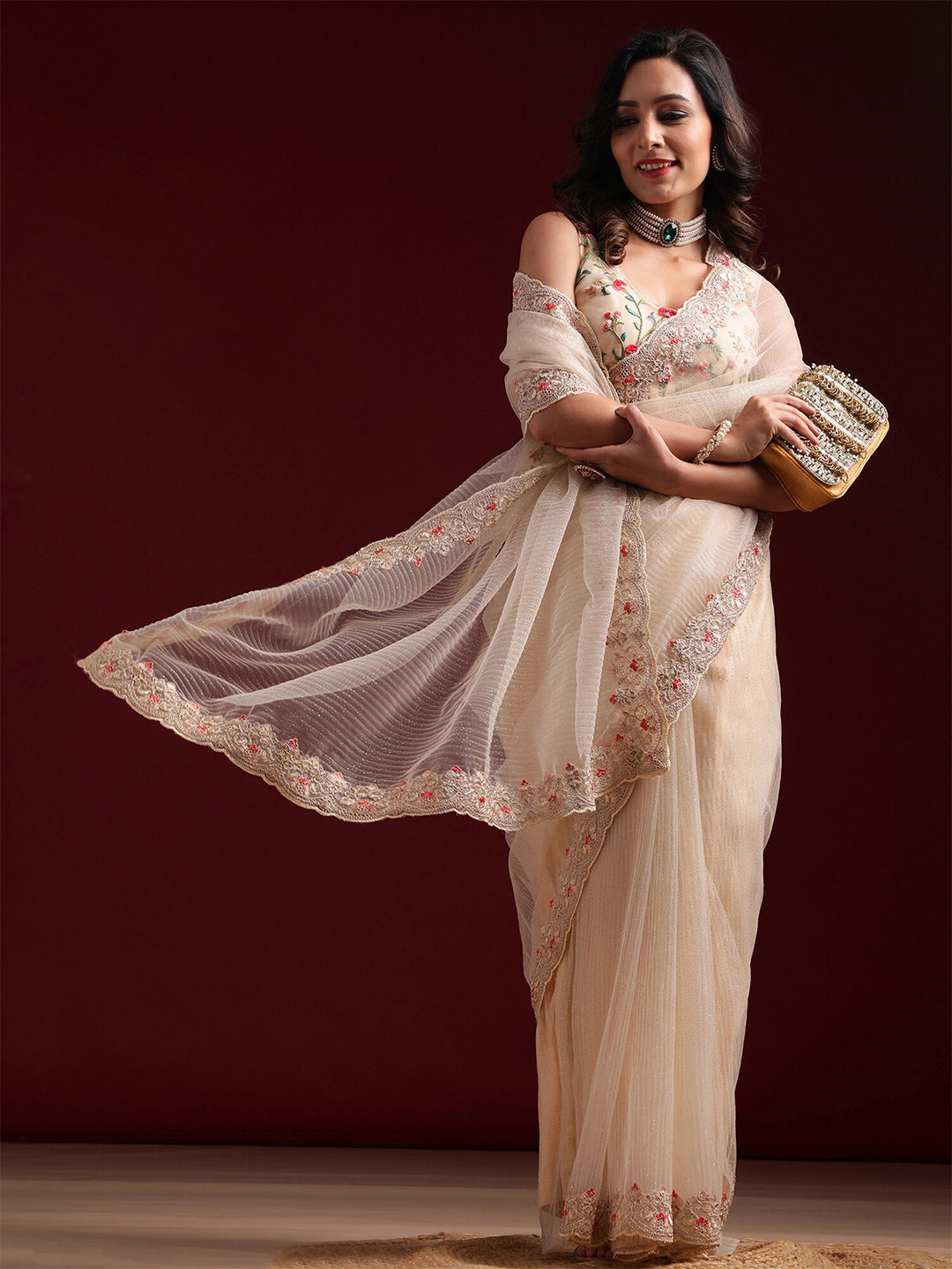 Kasee Embellished Embroidered Saree