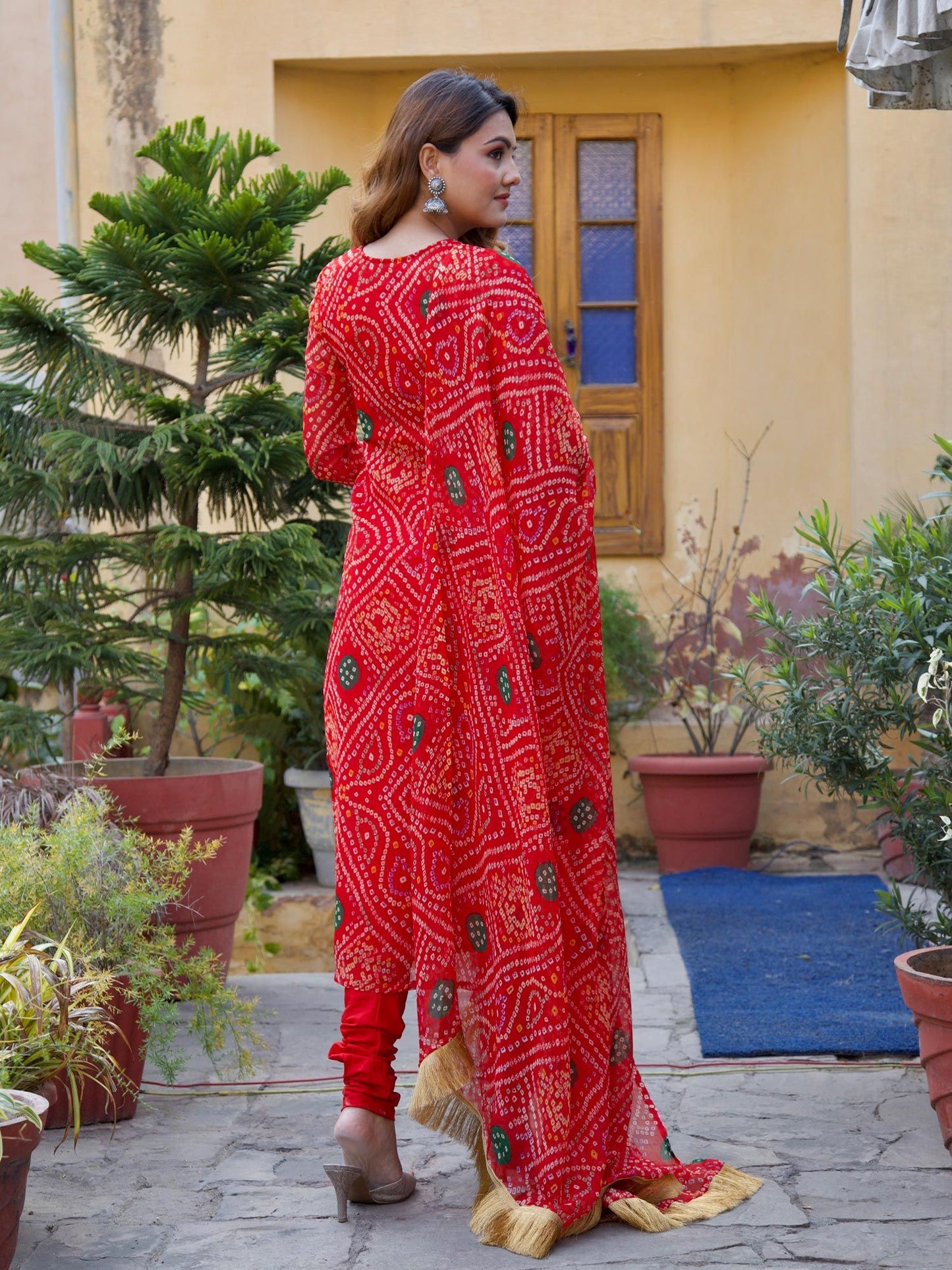 ONEWE INDIA Raas Bandhani Set (Set of 3)