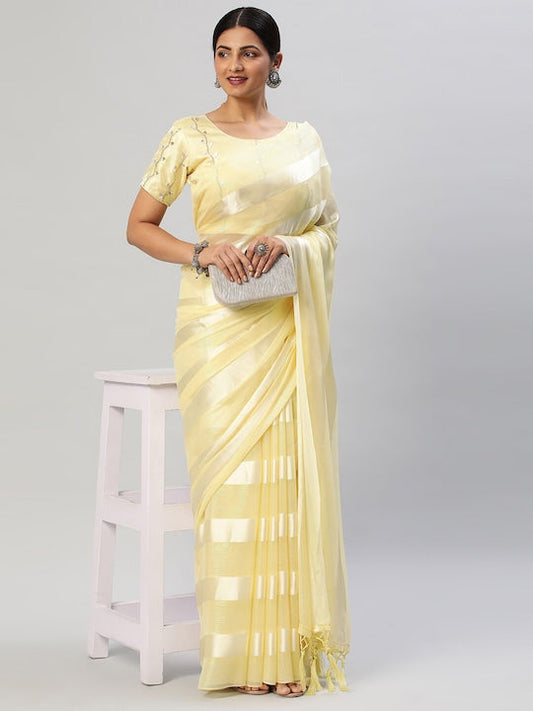 Kasee Striped Satin Saree