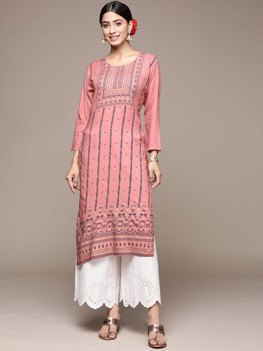 Anubhutee Women Ethnic Motifs Printed Kurta