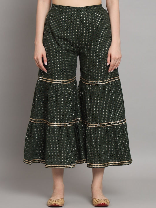 All about you Floral Printed Regular Kurta with Sharara