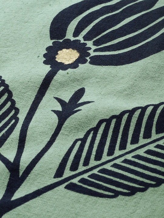 Varanga Women Green Printed Top with Palazzos