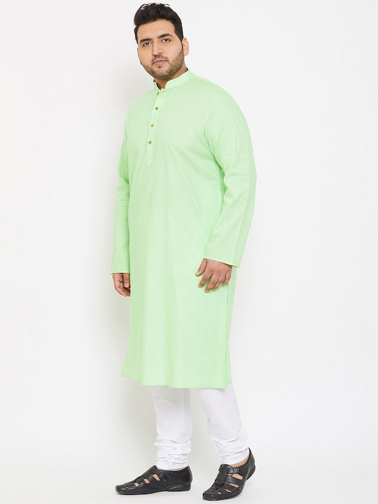 Vastramay Men Green Kurta with Pyjamas
