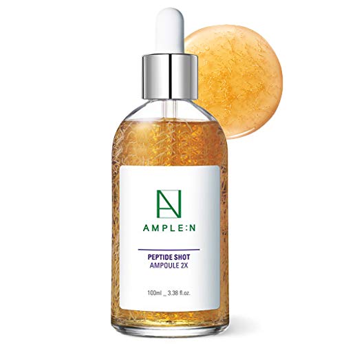 AMPLE:N Peptide Shot Serum 2X �?Intensive Age Defying Concentrate Face Serum with Peptide Threads �?Erasing Wrinkles and Improve Firmness �?Lifting Sagging Skin �?Plump, Repairs Skin, 3.38 fl.oz.