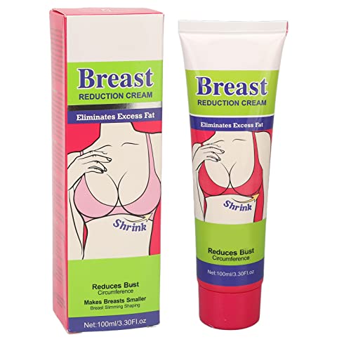 100g Breast Shrinking Cream, Chest Reduction Lifting Fever Massage Cream Beauty Sliming Body Cream Shaping Perfect Body Curves, for All Skin Types