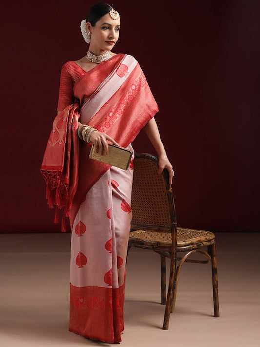 Kasee Woven Design Zari Saree