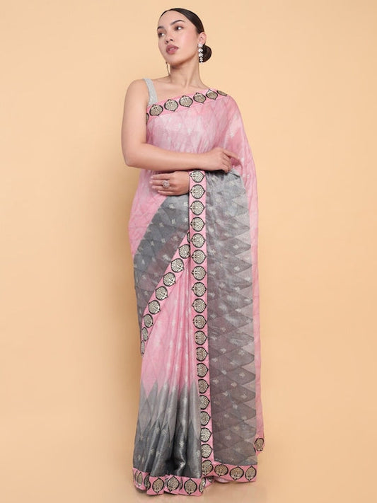 Soch Ethnic Motifs Pure Georgette Saree