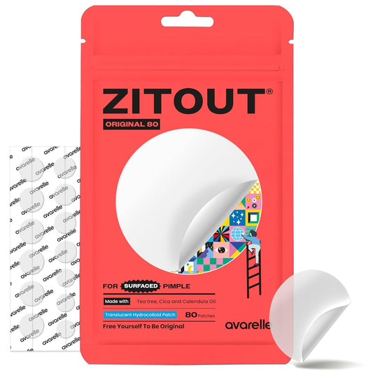 AVARELLE Pimple Patches for Face | ZITOUT�?Acne Patches | Pimple Patches | FSA HSA Acne Treatment & Zit Patches Tea Tree, Calendula, & Cica | HSA Store Eligible (Medium (12 mm), 80, Count)