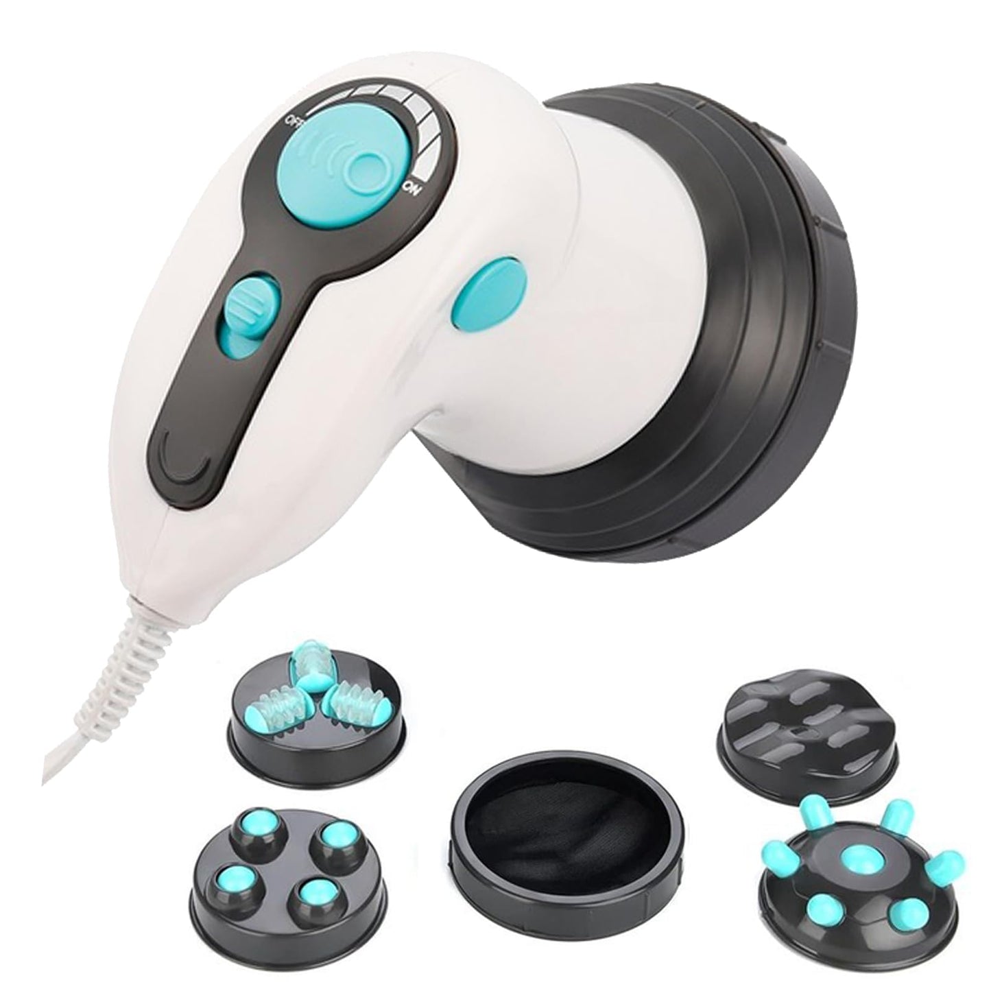 Body massager Weight Loss Fat Burning With 5 Headers Relax Spin Tone Slimming Lose Weight Burn Fat Full Body Massage Device