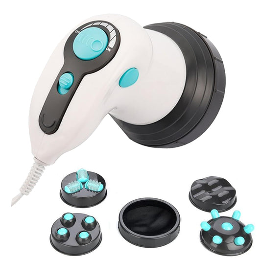 Body massager Weight Loss Fat Burning With 5 Headers Relax Spin Tone Slimming Lose Weight Burn Fat Full Body Massage Device