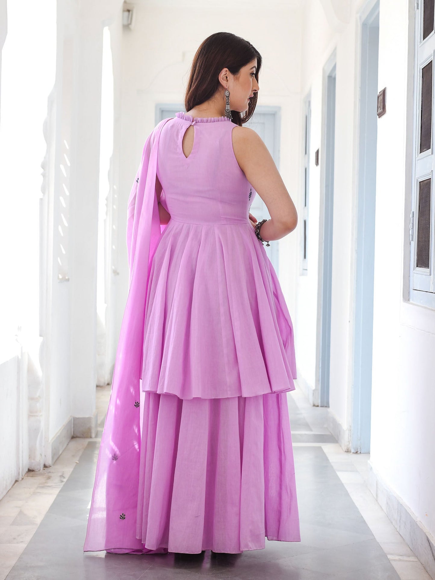 Urbanstree Anchal Dress With Duptta (Set of 3)