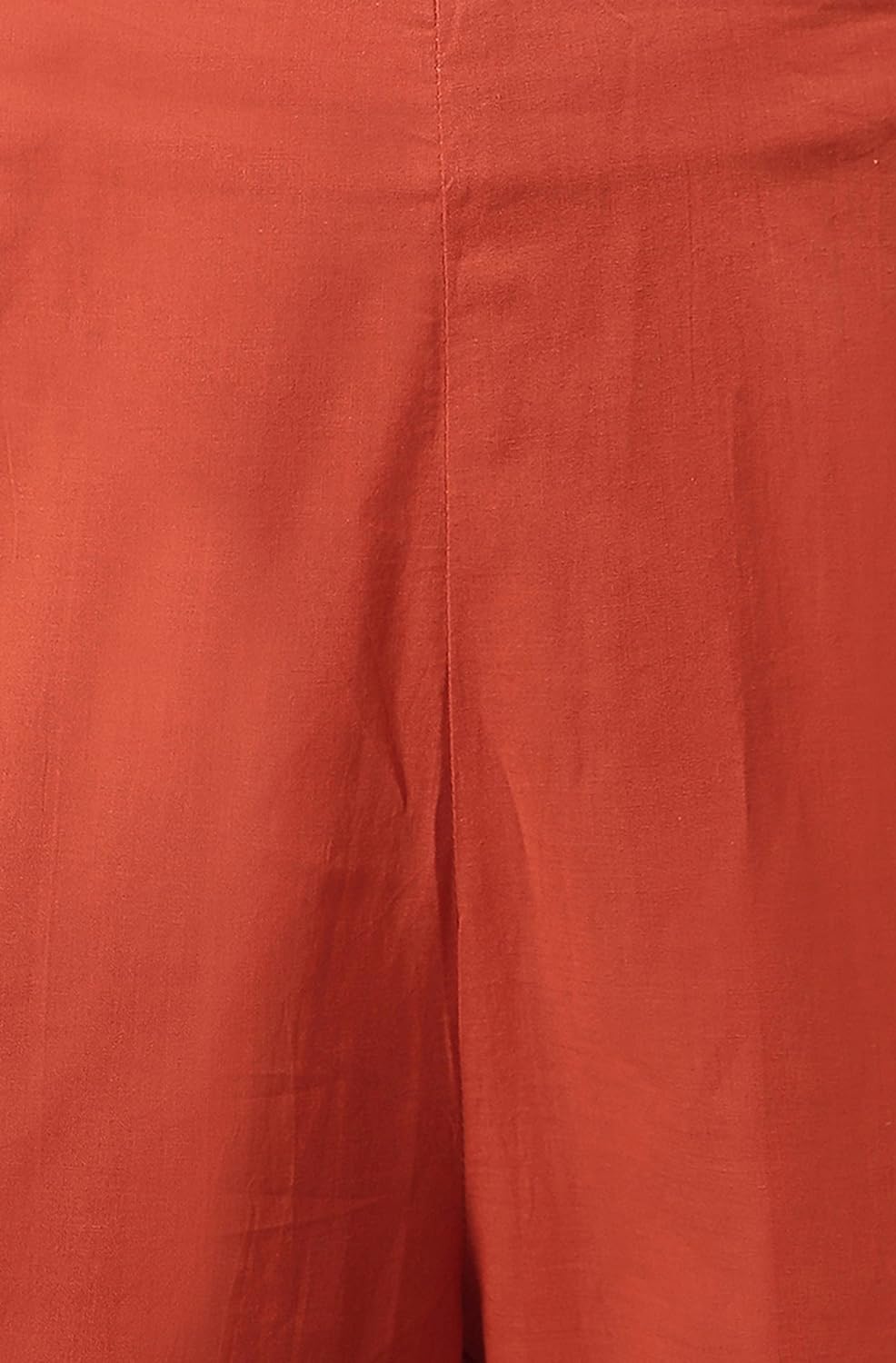 Janasya Women's Orange Cotton Kurta With Pant And Dupatta