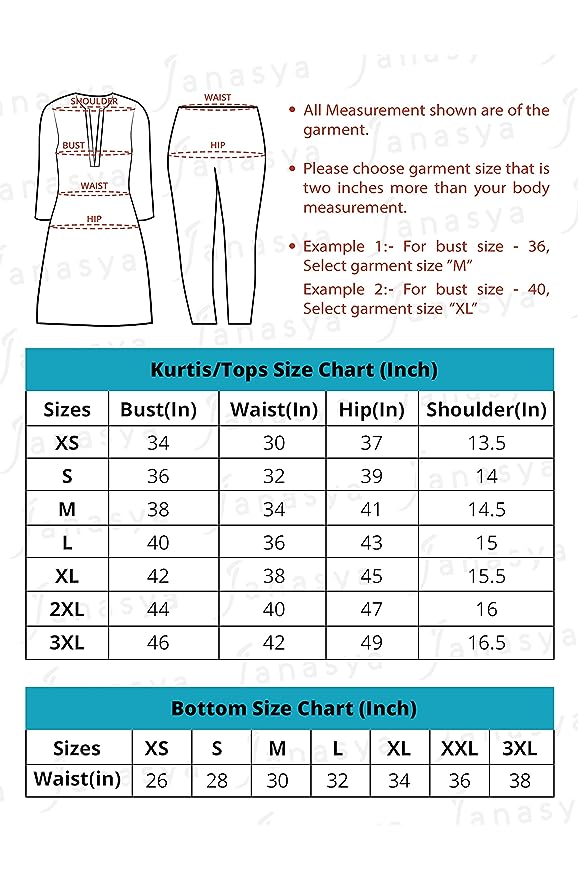 Janasya Women's Teal Poly Crepe Striped Kurta with Palazzo