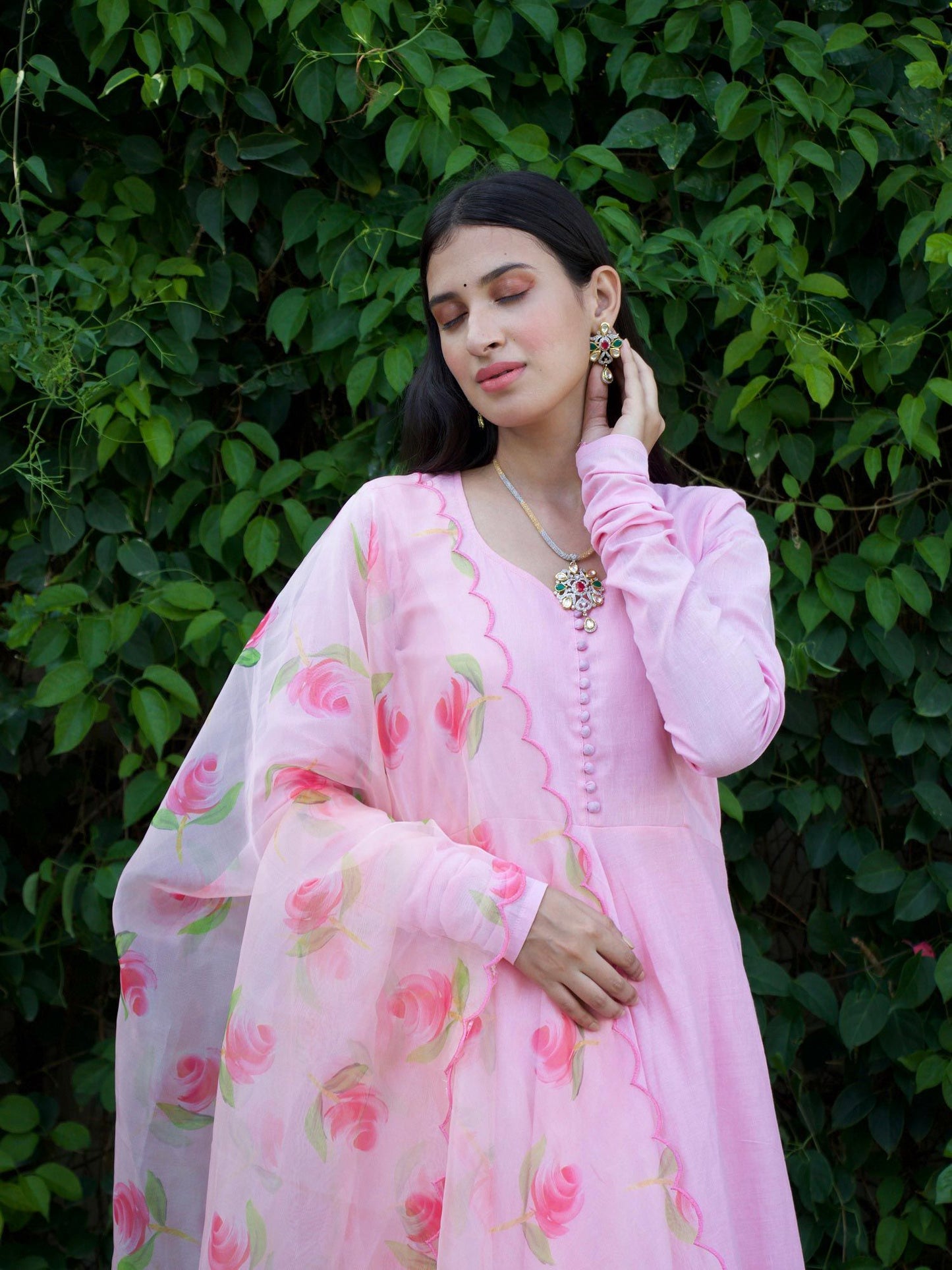 ONEWE INDIA Phoolan Suit (Set of 3)