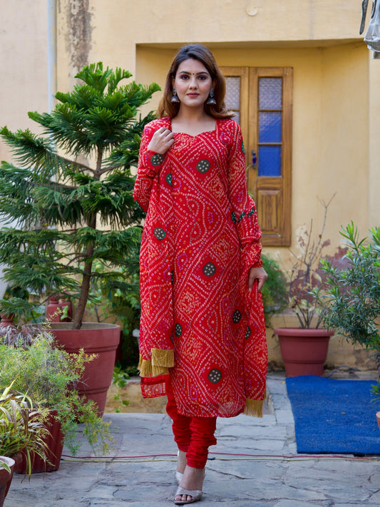ONEWE INDIA Raas Bandhani Set (Set of 3)