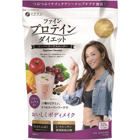 Fine Superfood Protein Diet AYA'S Selection Berry Mix 325g - Dietary Supplements From Japan