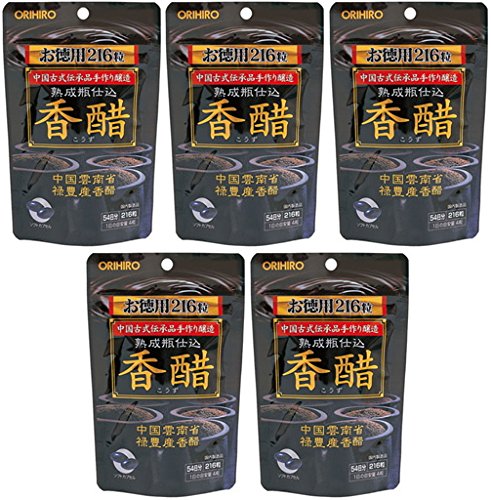 Orihiro Aged Bottle Prep Incense Vinegar Value Pack 216G X 5Pcs - Made In Japan
