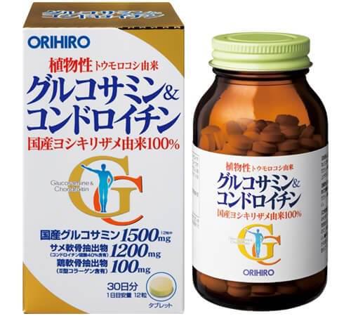 Orihiro Glucosamine And Chondroitin 360 Capsules - Japanese Vitamin And Mineral Health Supplements
