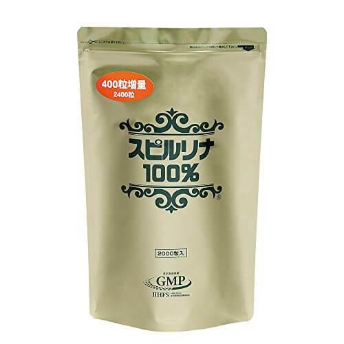 Japan Algae Spirulina 100% 2 Months 2400 Tablets - Japanese Vitamins And Herbal Supplements