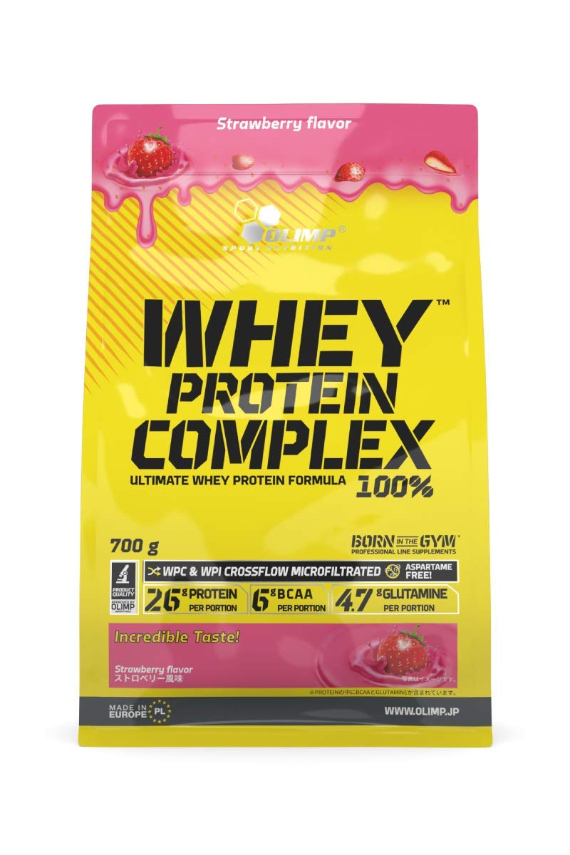 Olimp Sport Nutrition Whey Protein Complex 100% Strawberry 700G Wpc Wpi Blend Japan