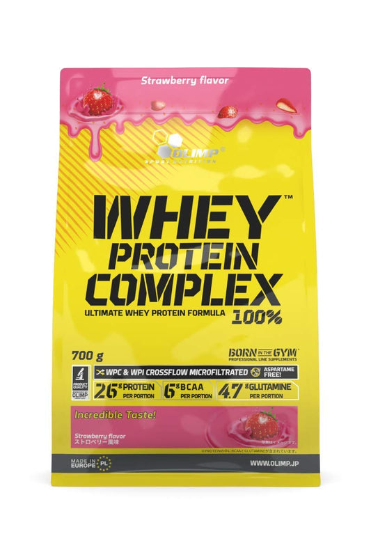 Olimp Sport Nutrition Whey Protein Complex 100% Strawberry 700G Wpc Wpi Blend Japan