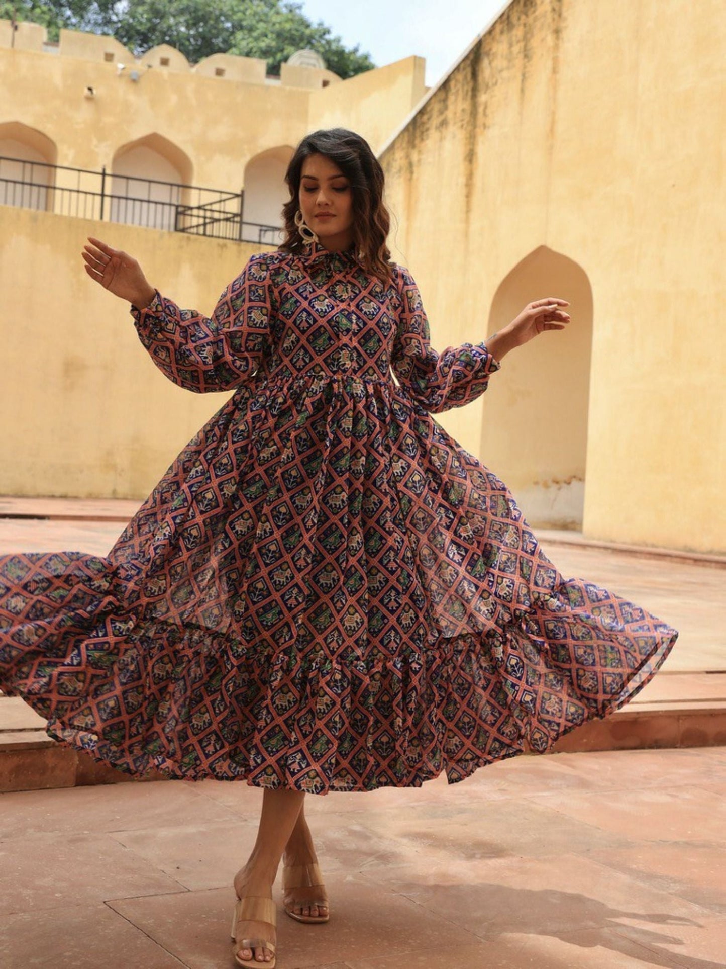 ONEWE INDIA Nora Gather Dress