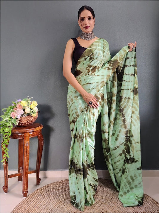 Satrani Poly Chiffon Ready to Wear Saree