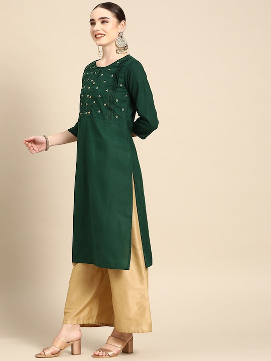 Sangria Women Ethnic Motifs Printed Kurta