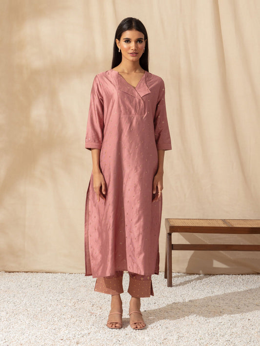 Likha Pink Sequinned Co-ord Set LIKSKD48 (Set of 2) - M