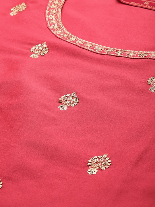 House of Pataudi Embellished Sequined Jashn Kurta